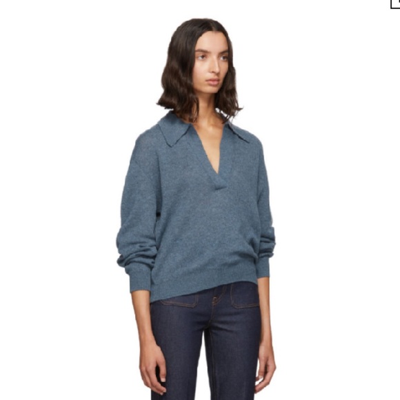Khaite Jo Collared Cashmere Sweater 